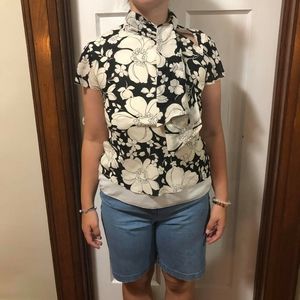 Floral Banana Republic Blouse